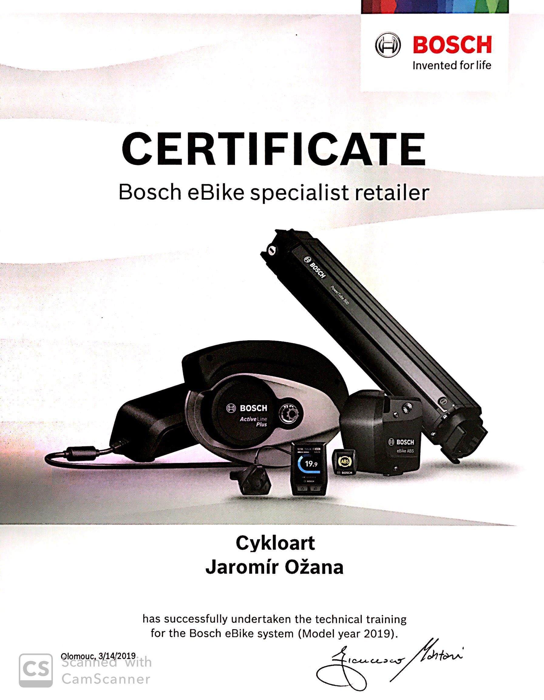 certifikat bosch jara